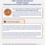 Office of Refugee Resettlement Refugee Program Employment and Economic Stability – Improving Outcomes for Refugee Women